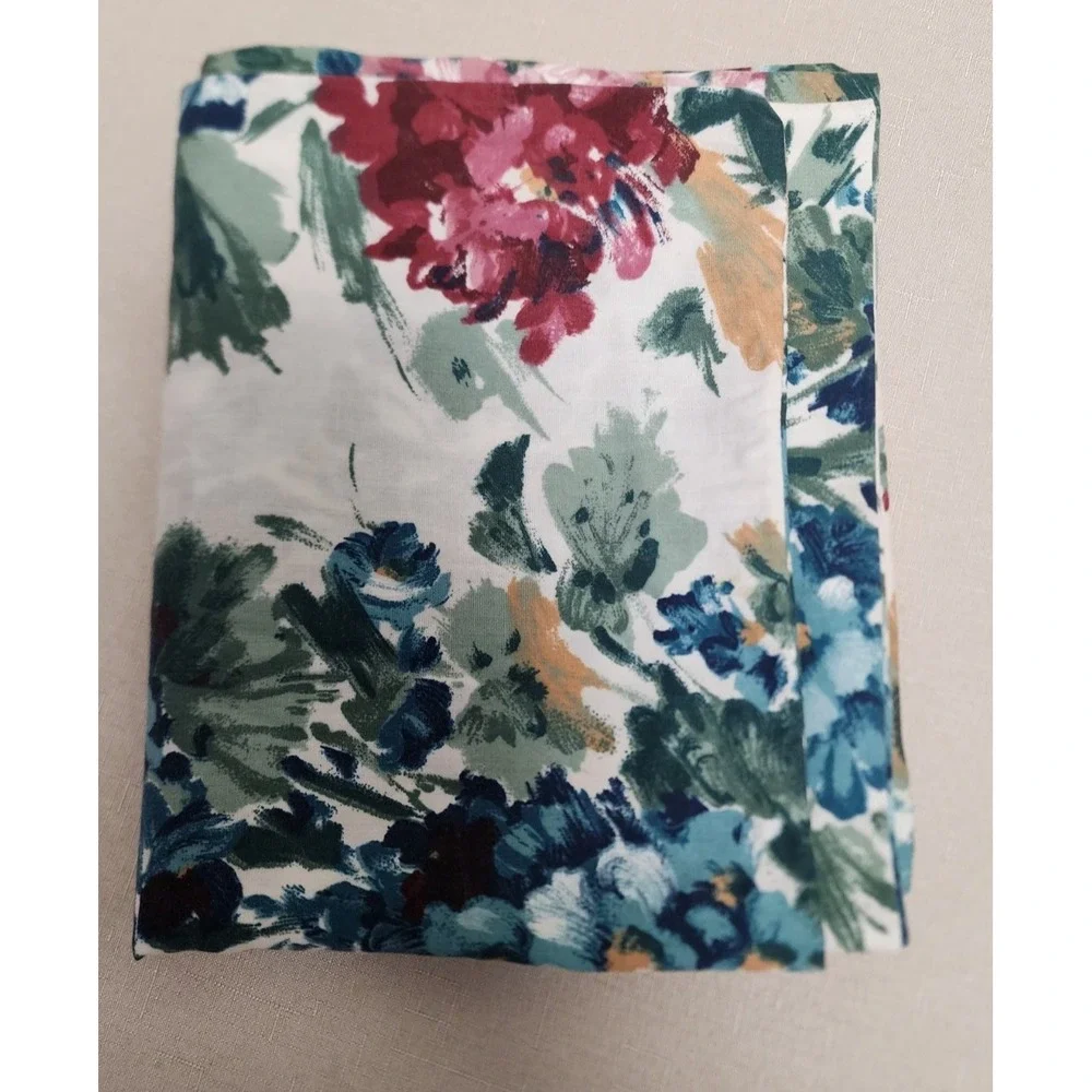 Vtg Springs QUEEN  Floral Pillowcase/Pillow Sham ‎ (1)   USA Cotton/Polyester
